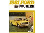 1981 Ford Courier Sales Brochure Literature Book Piece Dealer Advertisement