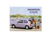 1974 Honda Civic Hatchback Sales Page Literature Advertisement Specification