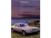 1979 Ford Thunderbird Sales Brochure Literature Book Piece Advertisement Colors
