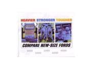 1965 1966 Ford Tractor Models 2000 6000 Sales Brochure Literature Options Colors
