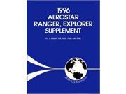 1996 Aerostar Explorer Ranger Shop Service Repair Manual Supplement OEM