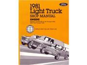 1981 Ford Truck Bronco Econoline Shop Service Repair Manual Book OEM Guide
