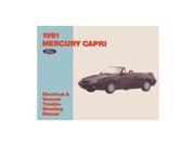 1991 Mercury Capri Electrical Vacuum Service Repair Diagnostic Procedure Manual