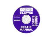 1973 1983 Ford Tractor 1000 1100 1300 Shop Service Repair Manual CD Engine