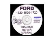 1984 1995 Ford 1320 1520 1720 Tractor Shop Service Repair Manual CD Engine