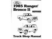 1985 Ford Ranger Bronco II Shop Service Repair Manual Engine Drivetrain Book OEM