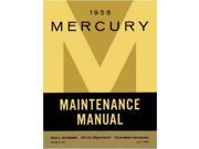 1958 Mercury Monterey Montclair Voyager Shop Service Repair Manual Book Engine