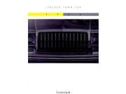 1994 Lincoln Town Car Sales Brochure Literature Book Piece Options Specs