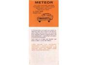 1963 Mercury Meteor Pontiac Tradein Sales Folder Literature Book Piece Options