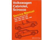 1985 1987 1989 1993 Volkswagen Cabriolet Scirocco Shop Service Repair Manual
