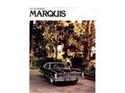 1978 Mercury Marquis Sales Brochure Literature Advertisement Options Specs