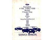1992 Ford Truck F150 F350 Econoline Shop Service Repair Manual Book Engine OEM