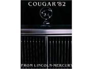 1982 Mercury Cougar Sales Brochure Literature Book Advertisement Options Specs