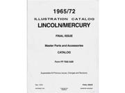 1965 1969 1970 1971 1972 Lincoln Mercury Parts Numbers List Guide Interchange