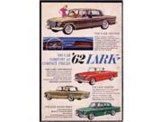 1962 Studebaker Lark Sales Brochure Literature Book Options Specifications