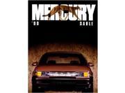 1990 Mercury Sable Sales Brochure Literature Book Advertisement Options Specs