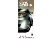 2004 Honda Civic Hybrid Accessories Sales Brochure Book Advertisement Features