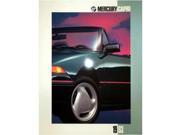 1993 Mercury Capri Sales Brochure Literature Book Advertisement Options Specs