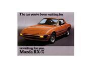1979 Mazda Rx 7 Sales Brochure Literature Book Options Specifications Colors