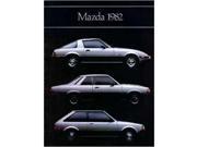 1982 Mazda 626 Glc Rx7 Sales Brochure Literature Book Options Specifications