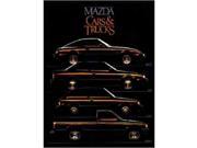 1985 Mazda Sales Brochure Literature Book Options Specifications Colors