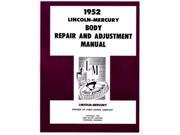 1952 Lincoln Mercury Body Shop Service Repair Manual Book Engine Electrical OEM