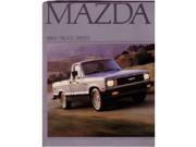 1984 Mazda Truck Sales Brochure Literature Book Options Specifications Colors