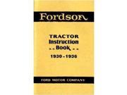 1930 1934 1935 1936 Ford Fordson Tractor Owners Manual User Guide Operator Book