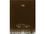 1982 Porsche 928 Sales Brochure Literature Book Options Specifications Colors