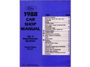 1988 Ford Tempo Topaz Shop Service Repair Manual Book Engine Electrical OEM