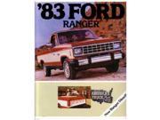 1983 Ford Ranger Sales Brochure Literature Piece Advertisement Specifications
