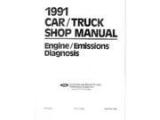 1991 Ford Lincoln Mercury Emissions Diagnosis Procedure Manual Factory OEM
