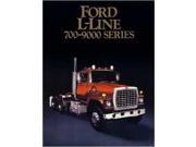 1985 Ford 700 9000 L Series Sales Brochure Literature Options Colors Specs