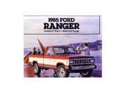 1985 Ford Ranger Sales Brochure Literature Piece Advertisement Specifications