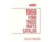 1969 Ford Truck Part Numbers Book List Catalog Interchange Drawings
