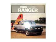 1986 Ford Ranger Sales Brochure Literature Piece Advertisement Specifications