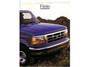 1992 Ford F100 F150 F250 F350 Truck Sales Brochure Literature Specifications