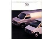 1992 Ford Econoline Sales Brochure Literature Piece Advertisement Specifications
