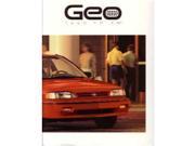 1990 Geo Prism Sales Brochure Literature Piece Advertisement Specifications