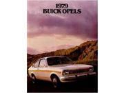1979 Opel Sales Brochure Literature Book Advertisement Options Specs