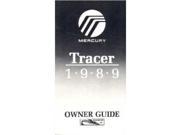 1989 Mercury Tracer Owners Manual User Guide Reference Operator Book Fuses