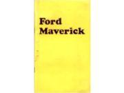 1974 Ford Maverick Owners Manual User Guide Reference Operator Book Fuses Fluids