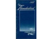 1988 Ford Thunderbird Owners Manual User Guide Reference Operator Book Fuses