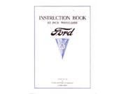 1934 Ford Car 112 Inch Wheelbase Owners Manual User Guide Operator Book Fuses