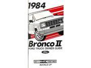 1984 Ford Bronco ll Owners Manual User Guide Reference Operator Book Fuses