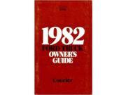 1982 Ford Courier Truck Owners Manual User Guide Reference Operator Book Fuses