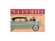 1954 Ford Sales Brochure Literature Book Piece Advertisement Specs Options