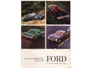 1964 Ford Sales Brochure Literature Book Piece Advertisement Specs Options