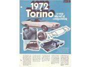 1972 Ford Torino Sales Brochure Literature Book Piece Advertisement Specs Option