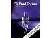 1974 Ford Torino Sales Brochure Literature Book Piece Advertisement Options